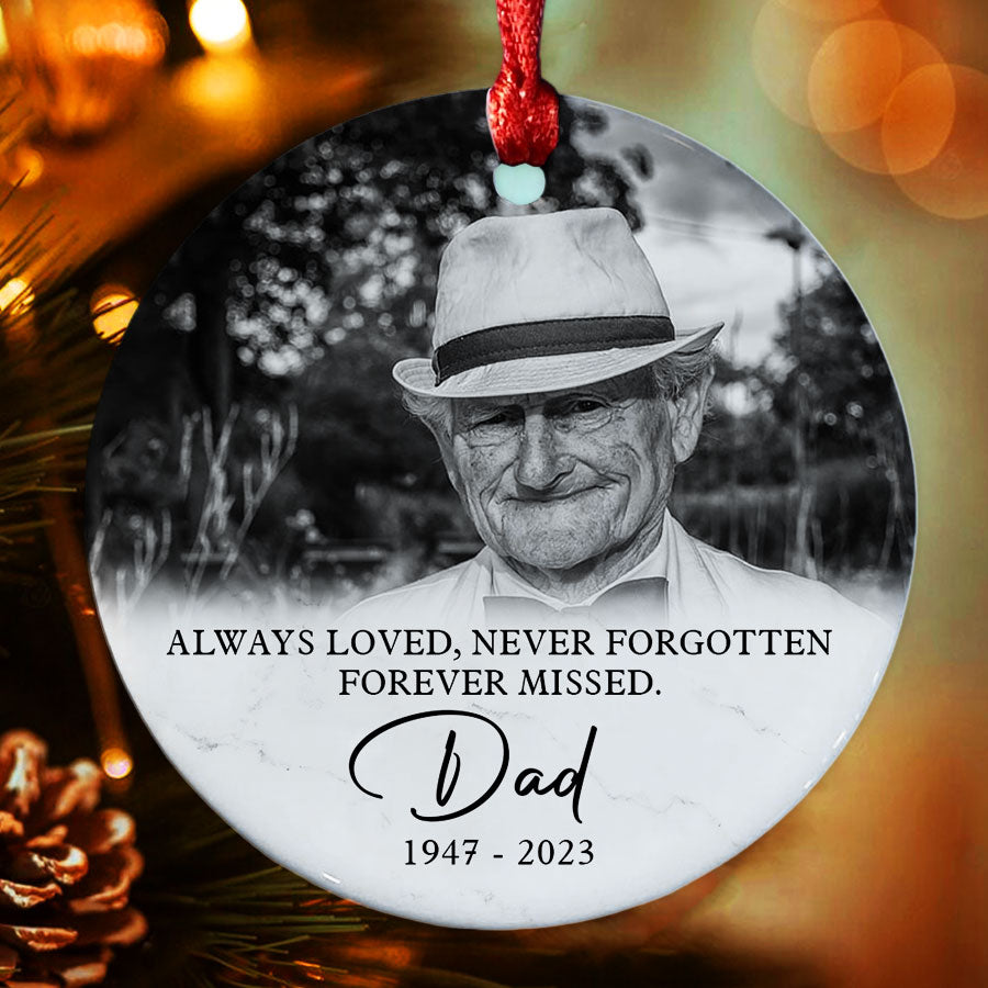 Custom Memory Ornaments With Picture