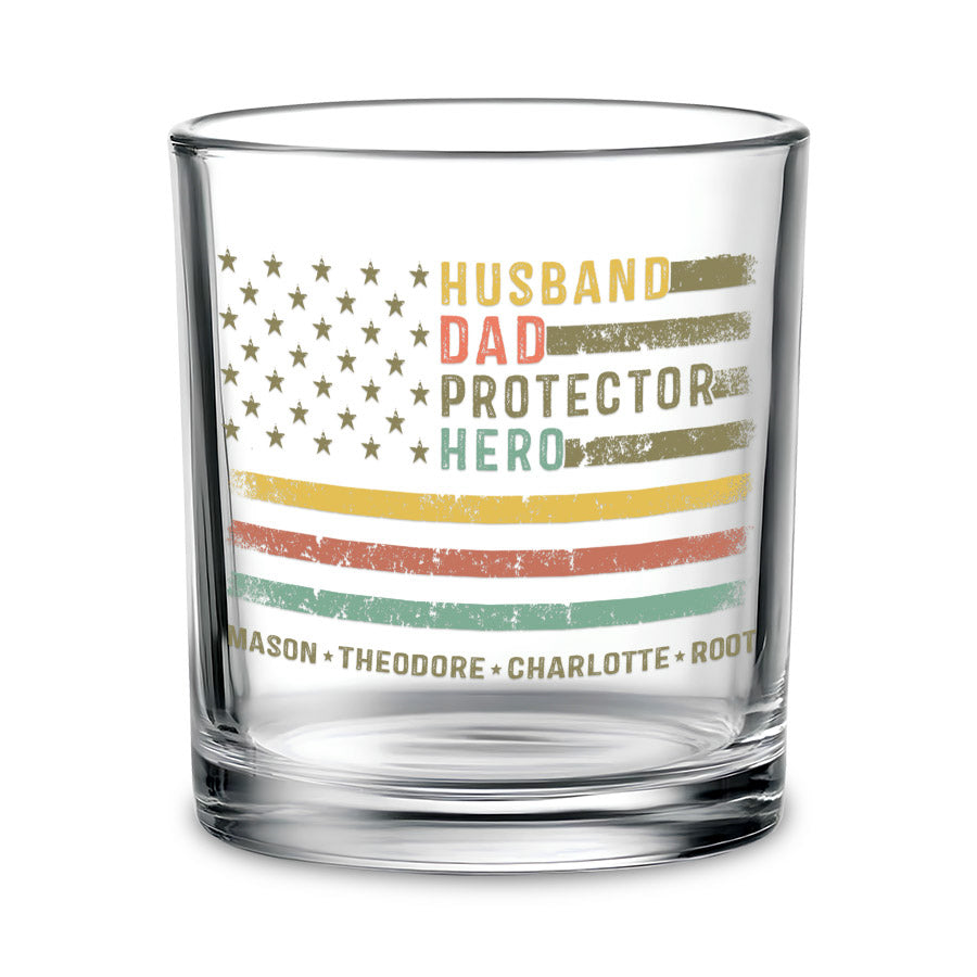 Personalised Father’s Day Gifts Whiskey Glasses