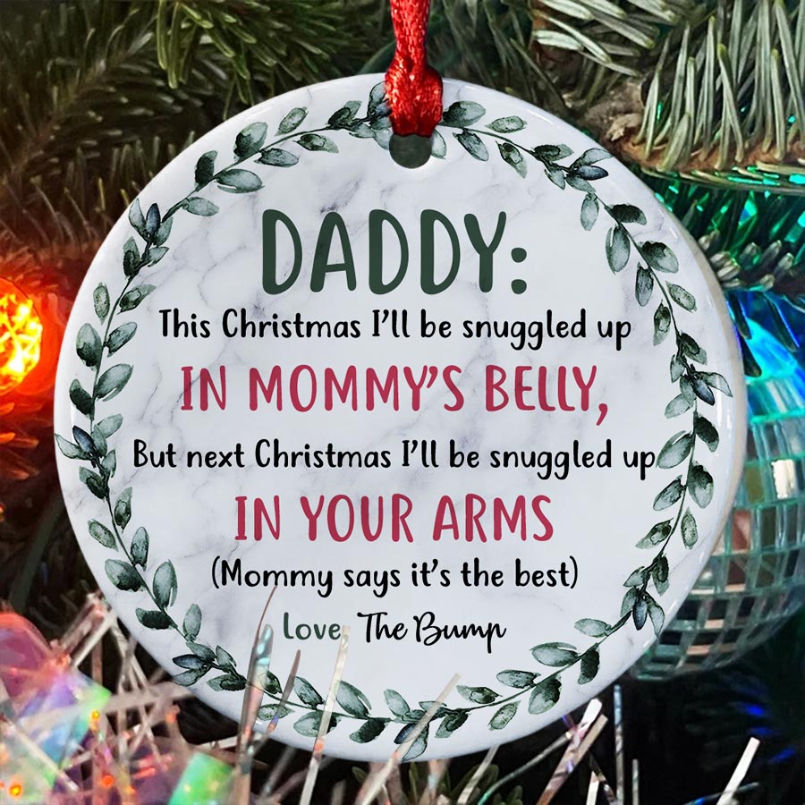 Daddy To Be Christmas Ornament