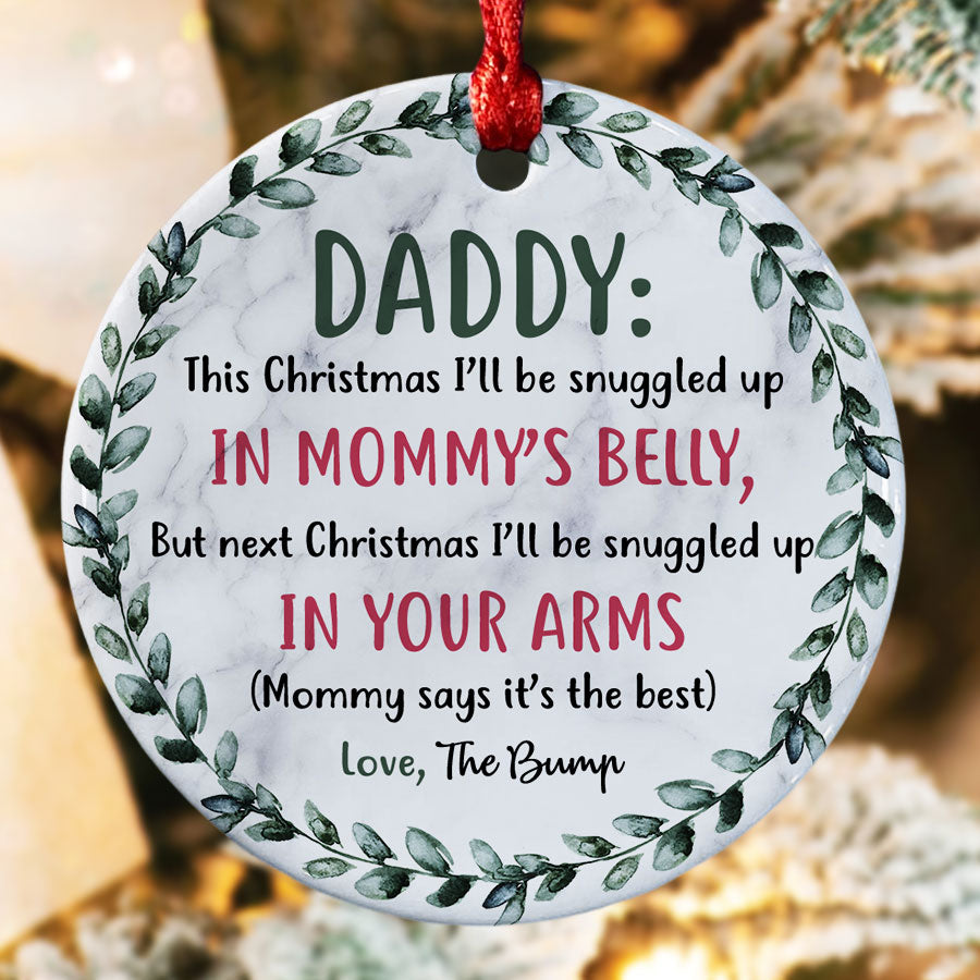 Daddy To Be Christmas Ornament