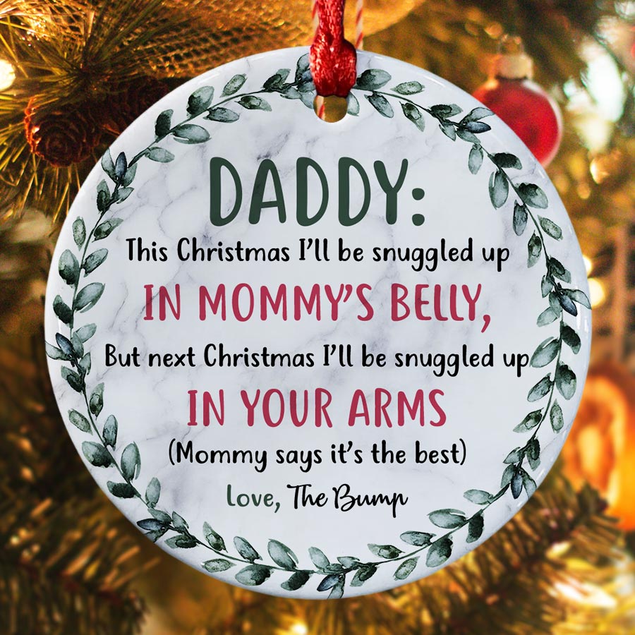 Daddy To Be Christmas Ornament