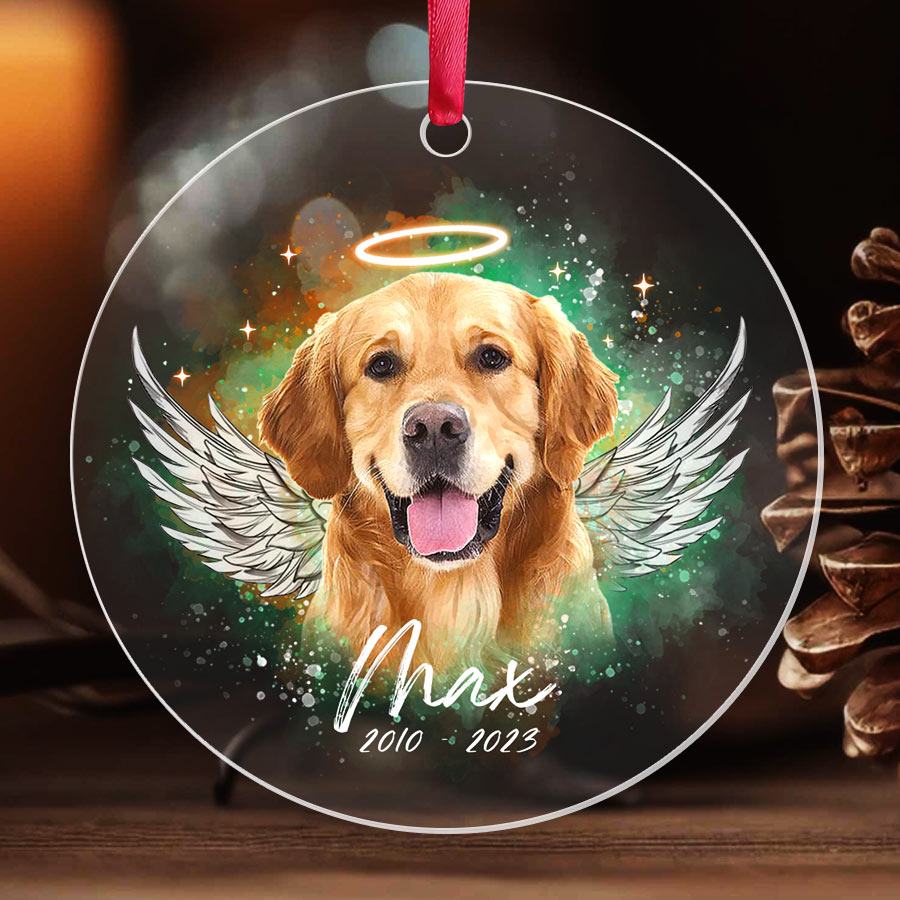 Dog in Heaven Ornament