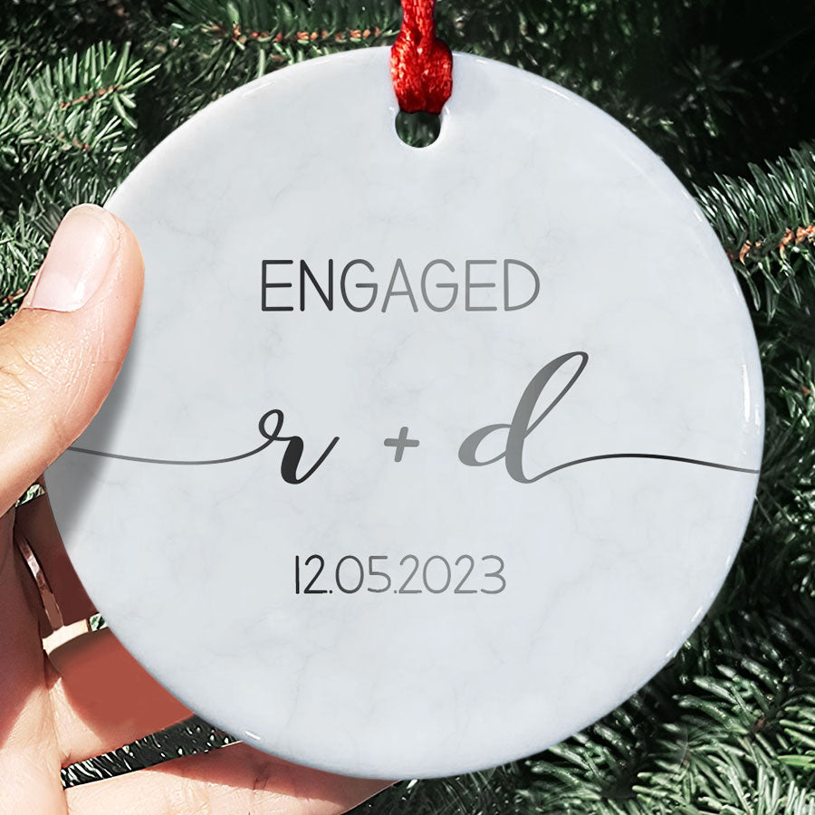 engaged ornament