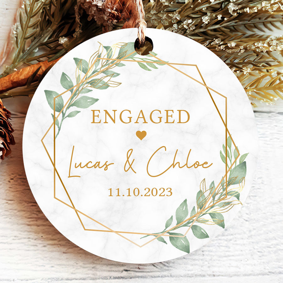 engagement ornament