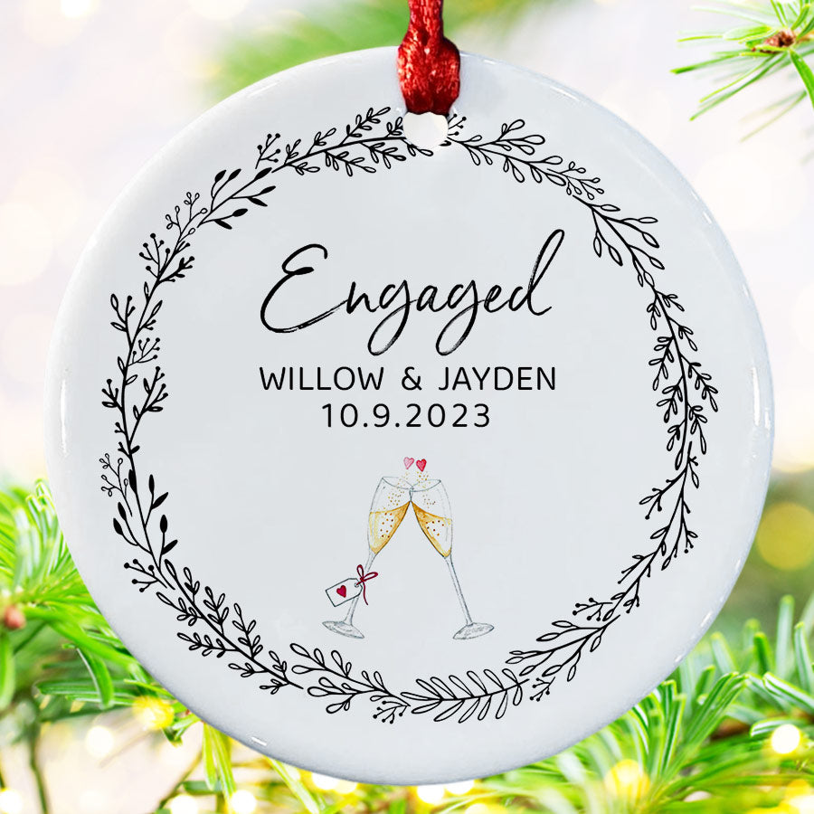 engagement ornament