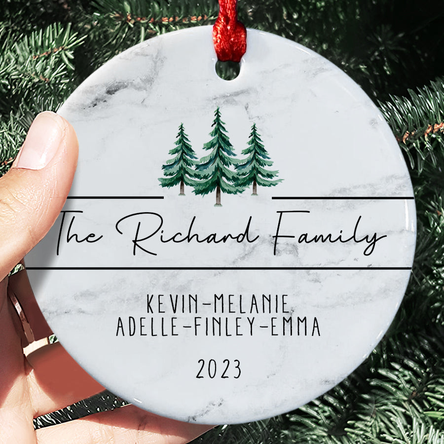 Custom Family Ornaments