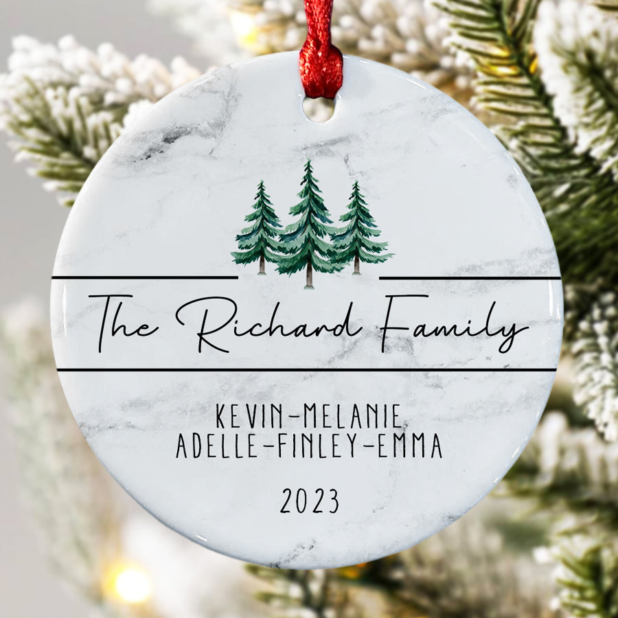 Custom Family Ornaments