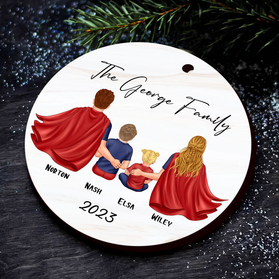 Family of 4 Ornament