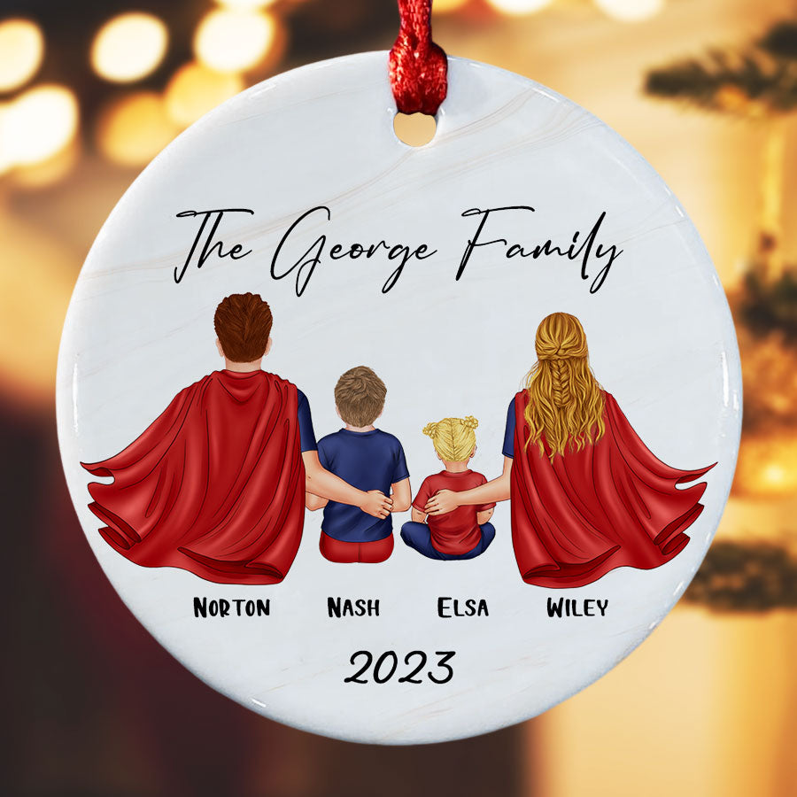 Family of 4 Ornament