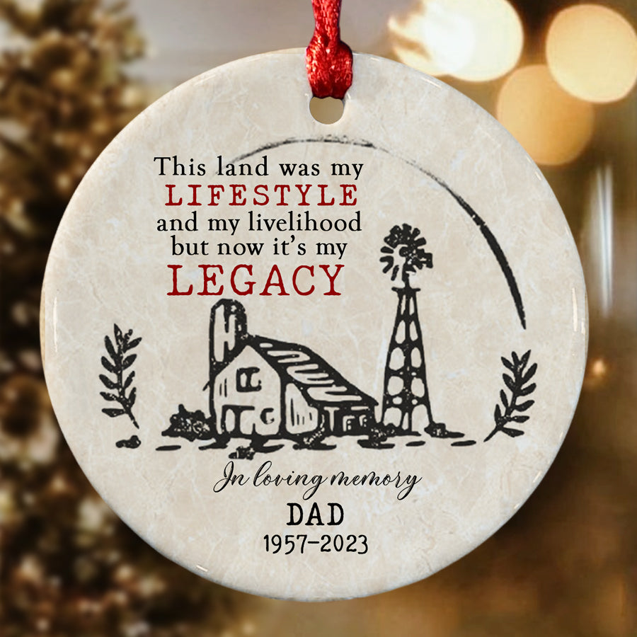 Memorial Ornaments Dad