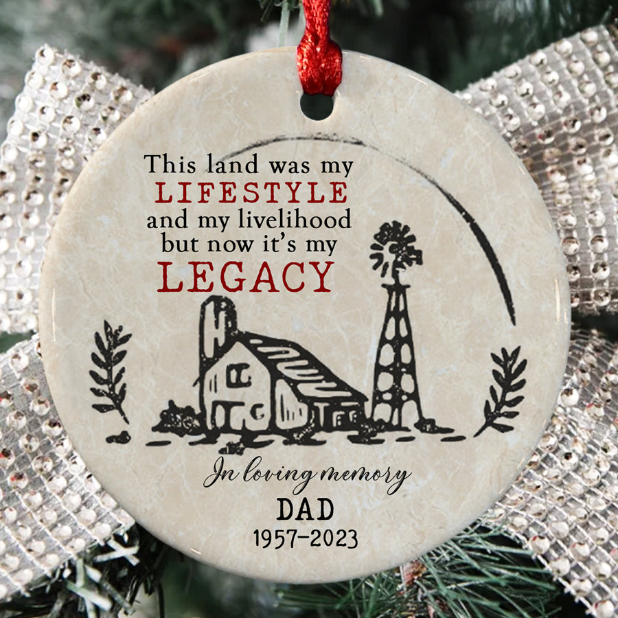 Memorial Ornaments Dad