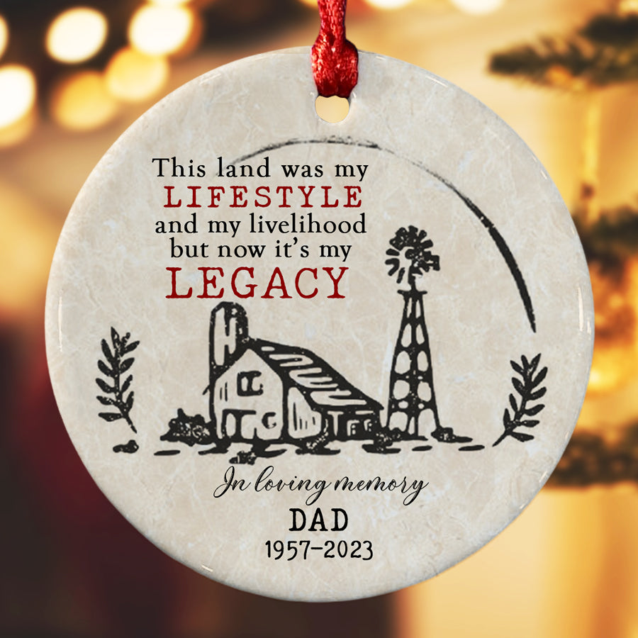 Memorial Ornaments Dad