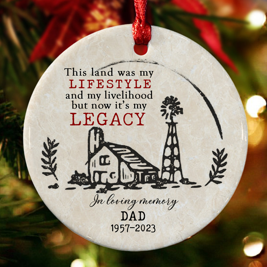 Memorial Ornaments Dad