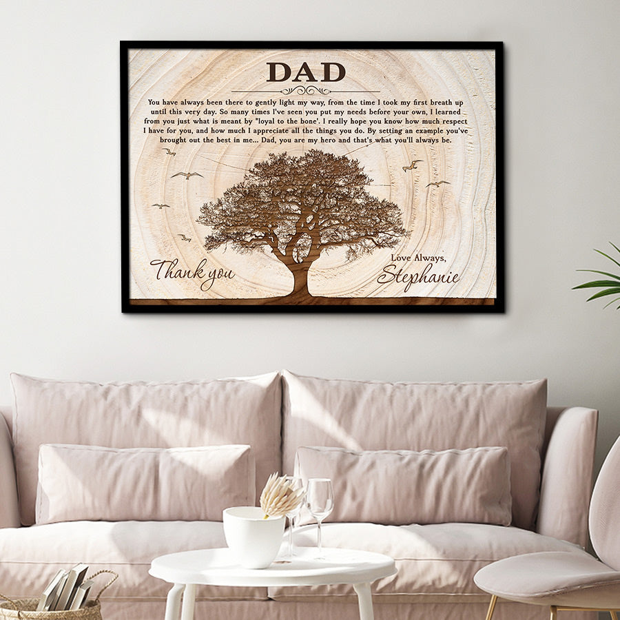 Sentimental Poem Father Daughter gift