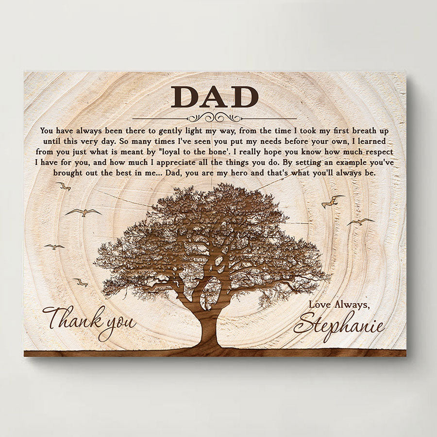 Sentimental Poem Father Daughter gift