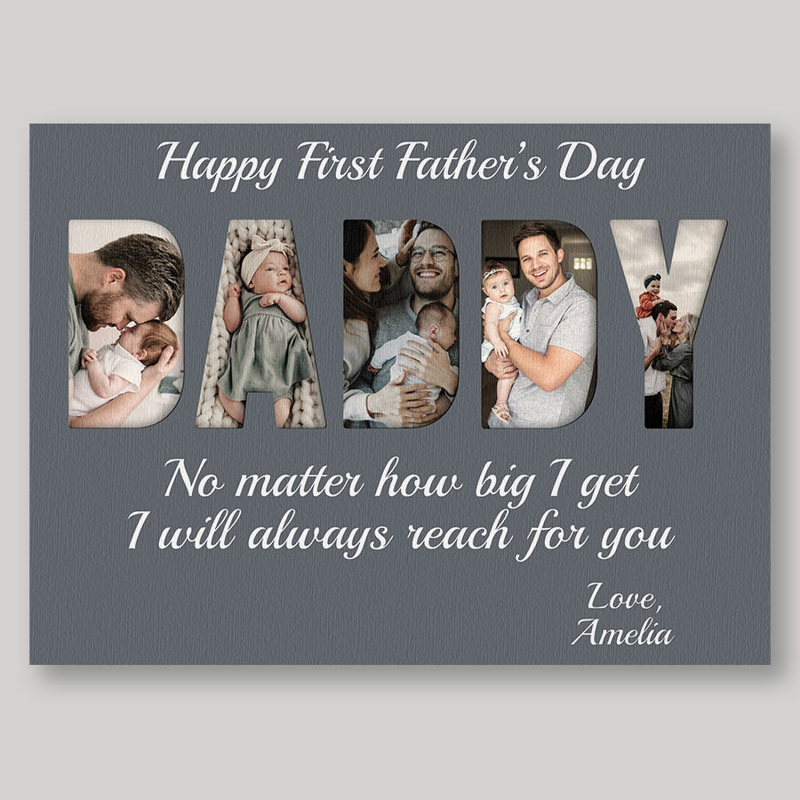 First Father’s Day Canvas