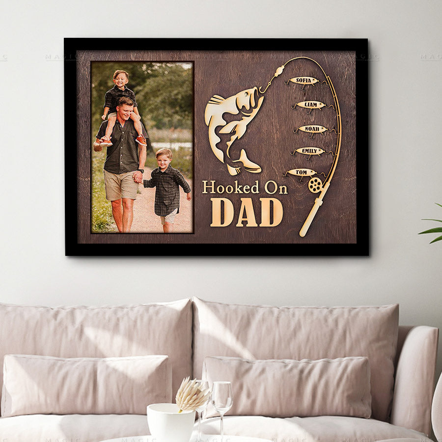 Hooked on Dad Canvas