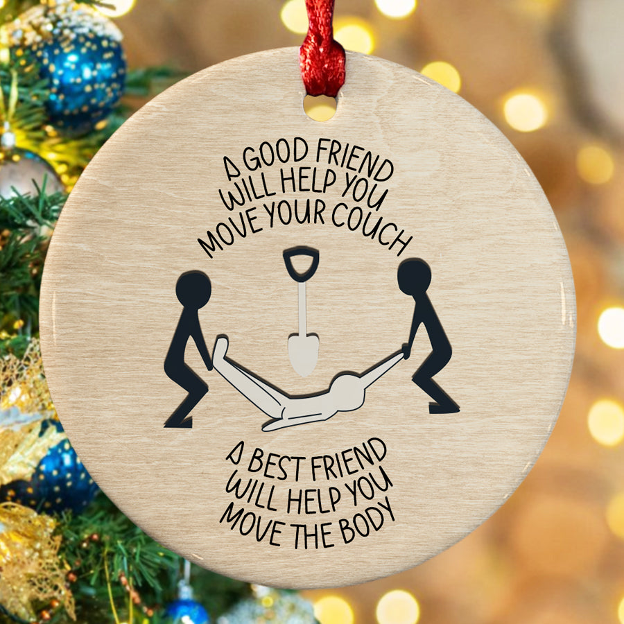 Best Friend Christmas Gifts Wooden Heart Tree Decoration Friendship Gift  For Her | eBay