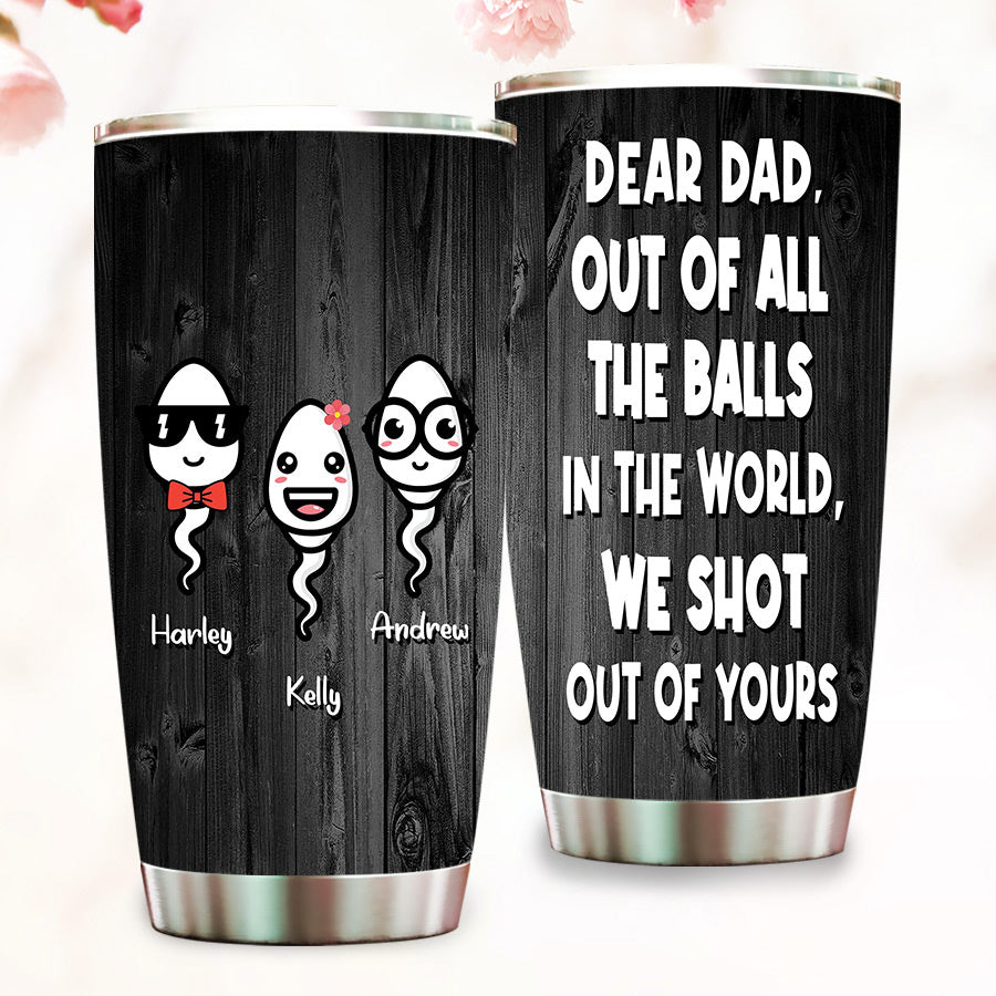 funny fathers day tumbler