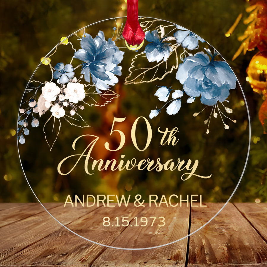 Personalized Anniversary Ornaments