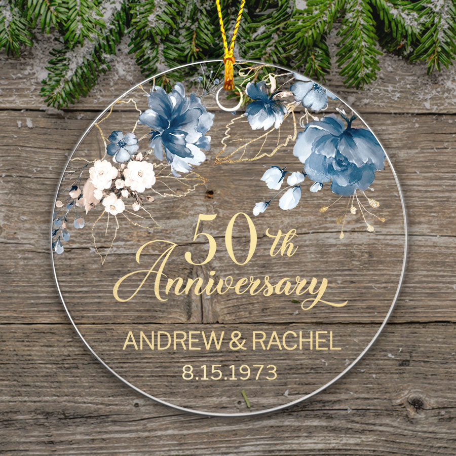 Gifts For 50Th Anniversary | Personalized Anniversary Ornaments ...