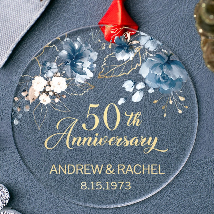 Personalized Anniversary Ornaments