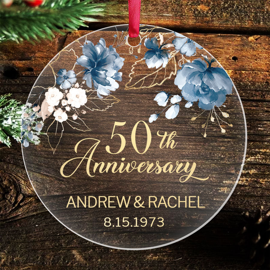 Personalized Anniversary Ornaments