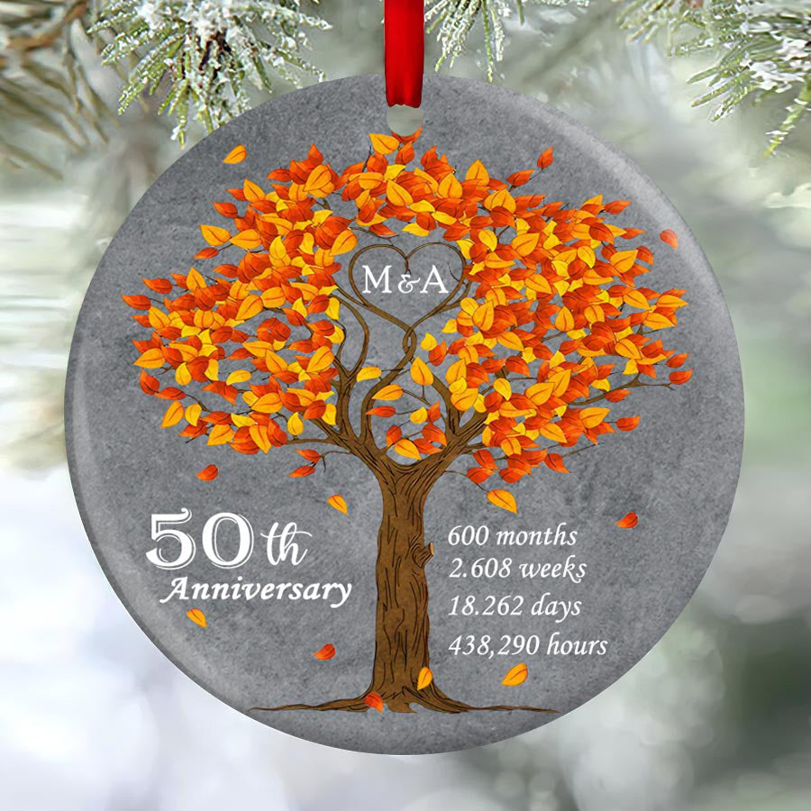 Personalized Ceramic Tree Ornaments