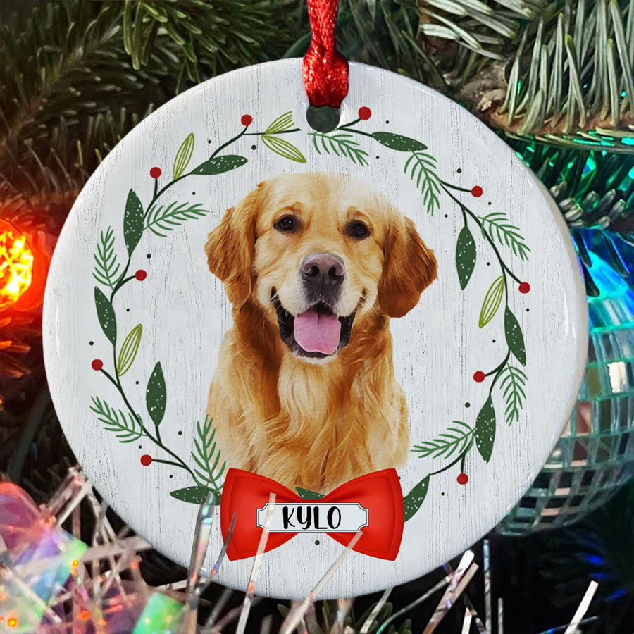 Custom Dog Ornaments Photo