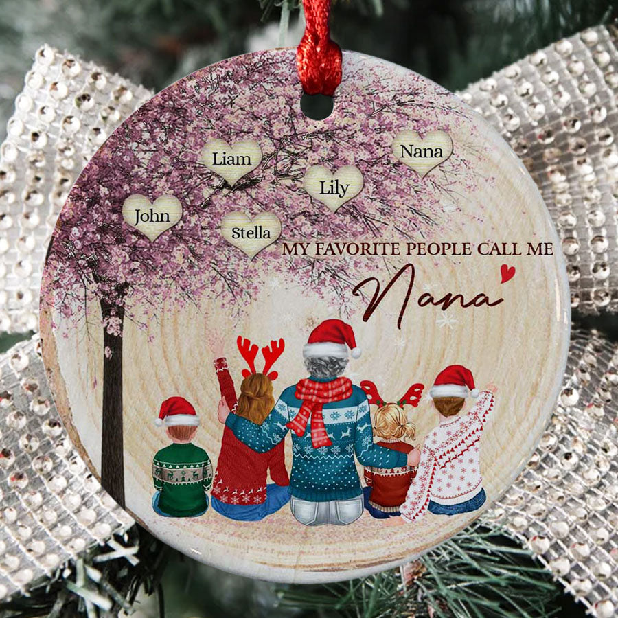 Grandma and Grandchild Ornament