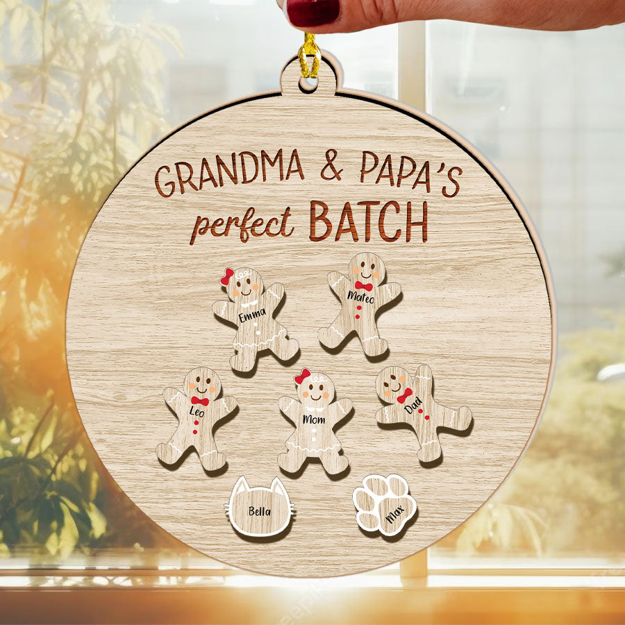 Grandma Grandpa Perfect Batch Ornament