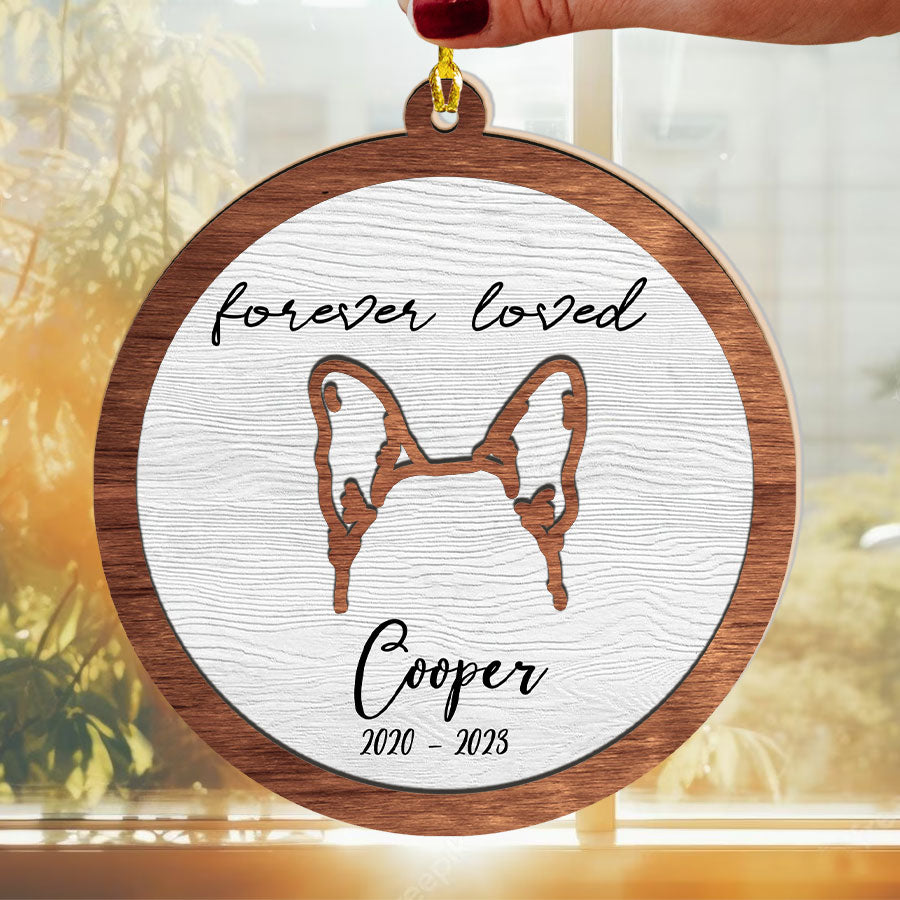 husky memorial dog ornament