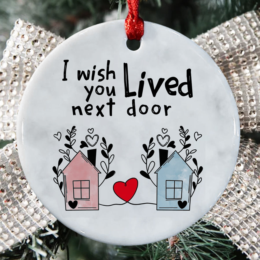 Custom Best Friends Christmas Ornament