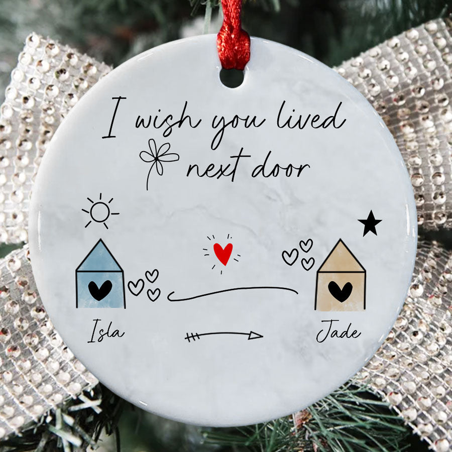 Best Friend Custom Ornament