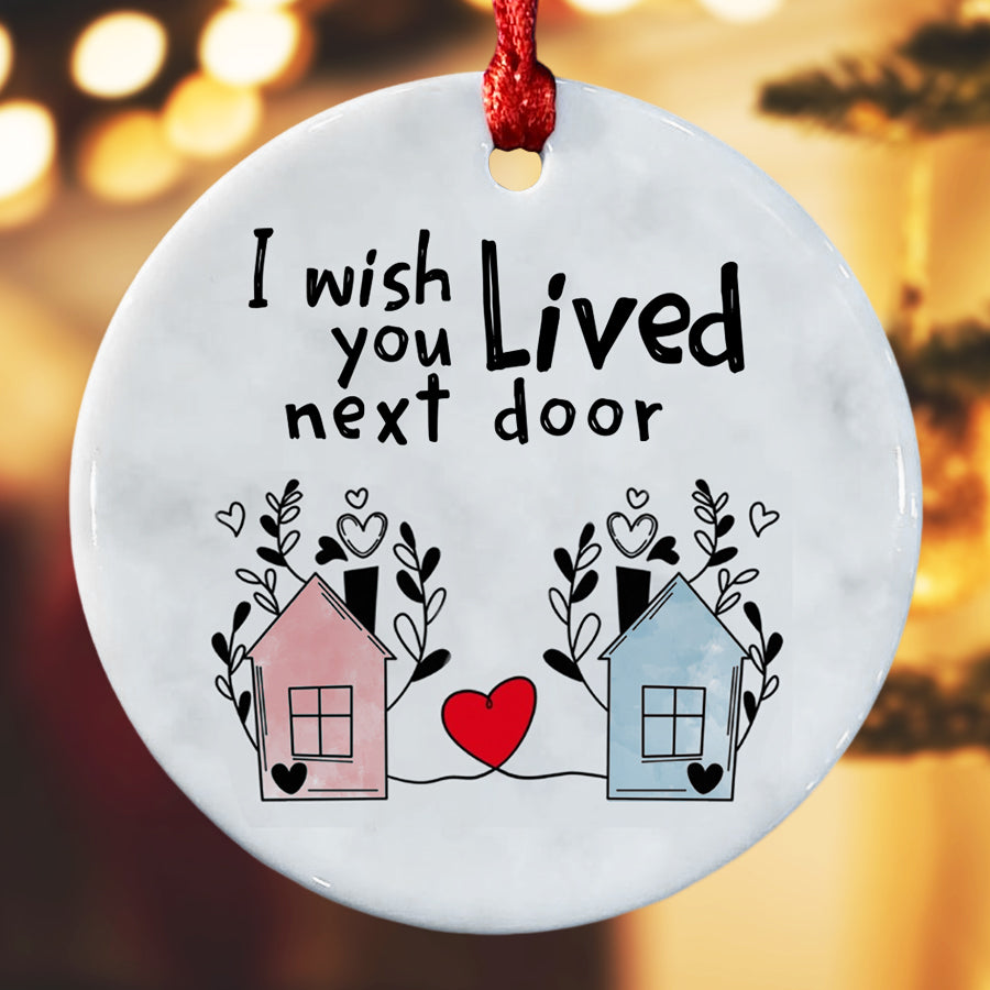 Custom Best Friends Christmas Ornament