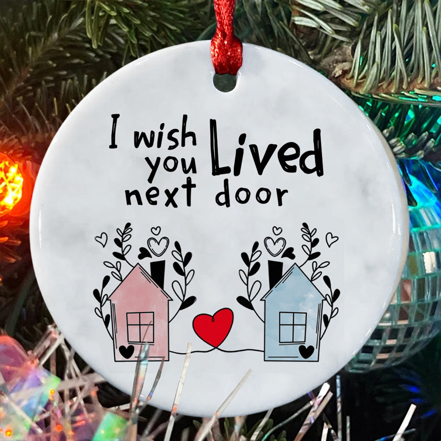 Custom Best Friends Christmas Ornament