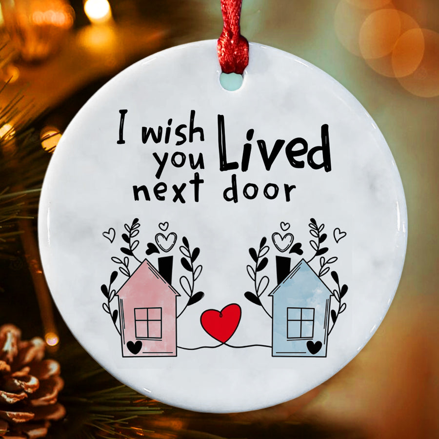 Custom Best Friends Christmas Ornament