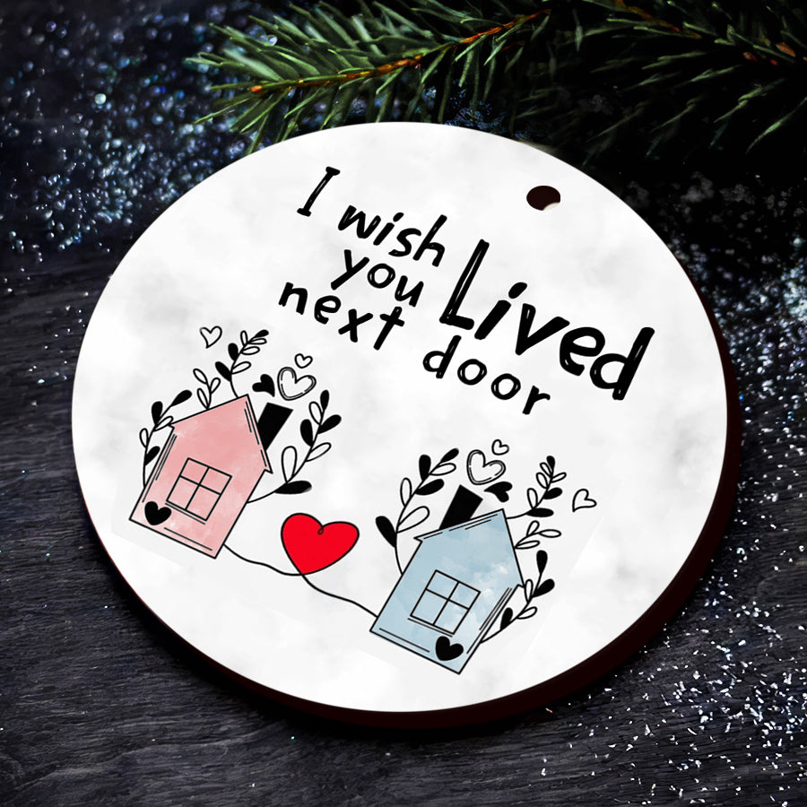 Custom Best Friends Christmas Ornament