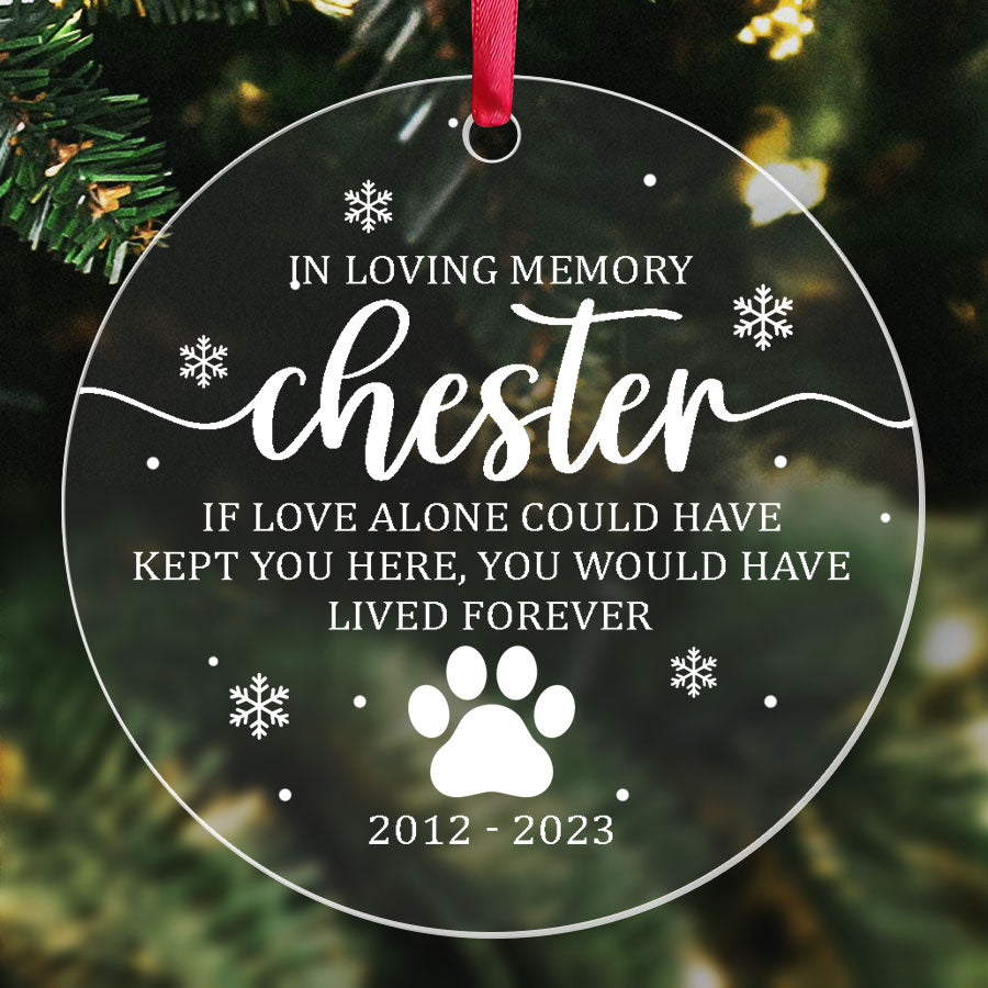 In Loving Memory Pet Ornament