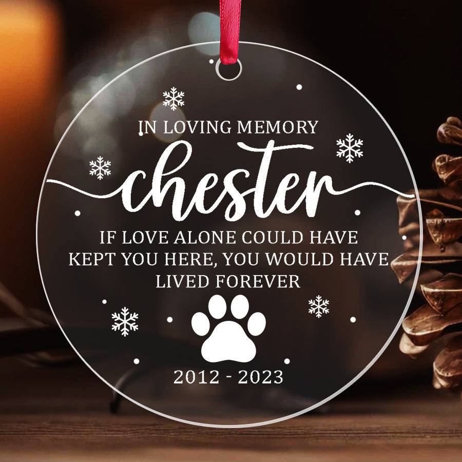 In Loving Memory Pet Ornament