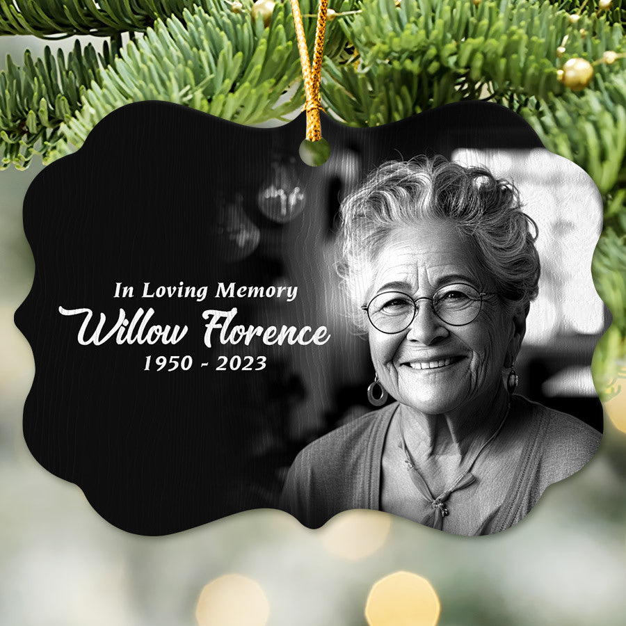 Remembrance Ornament With Photo