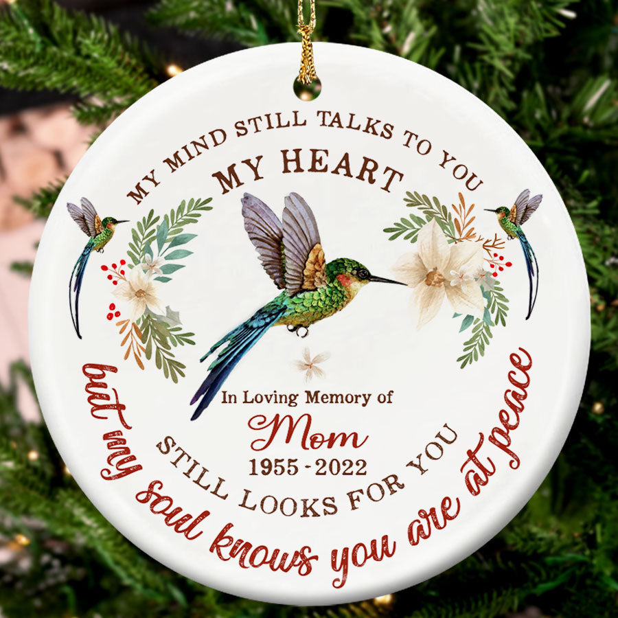 Hummingbird Memorial Ornament