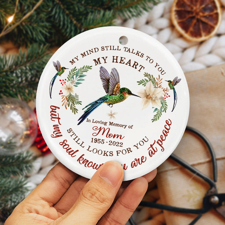 Hummingbird Memorial Ornament