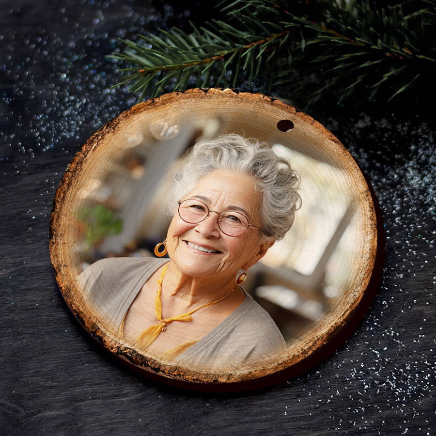 Custom Photo Ornament Memorial