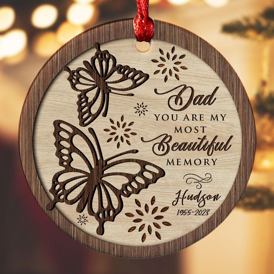 Butterfly Memorial Ornament