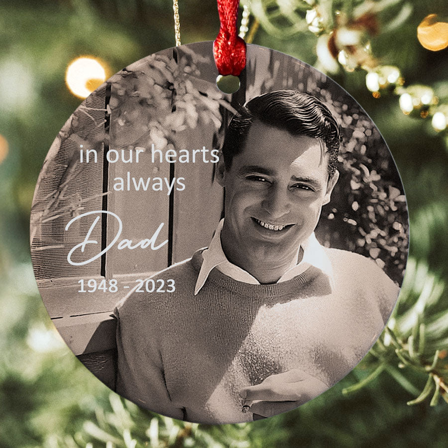 Remembrance Ornament With Photo