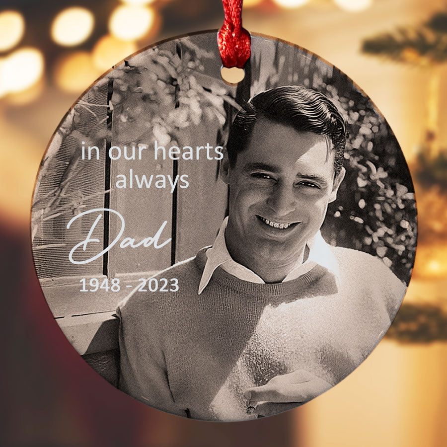 Remembrance Ornament With Photo