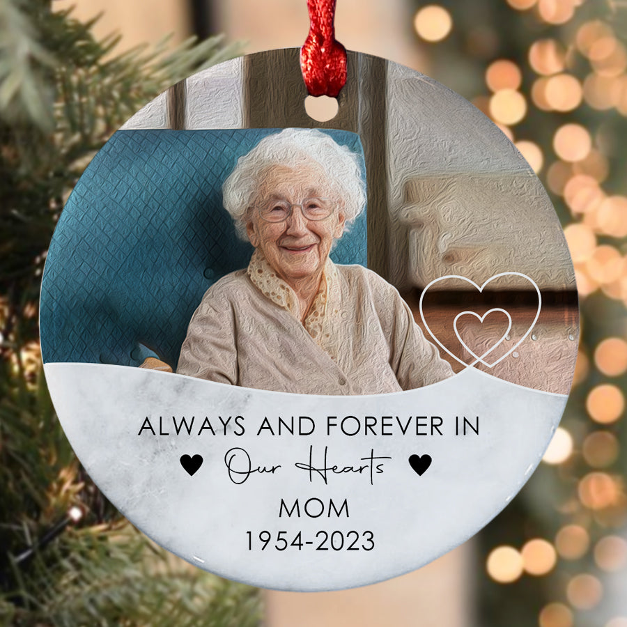 Remembrance Ornament With Photo