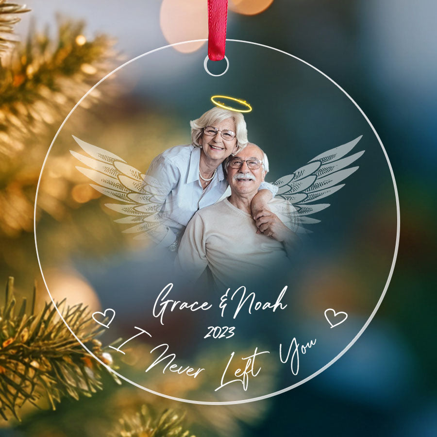 Mom and Dad in Heaven Ornament