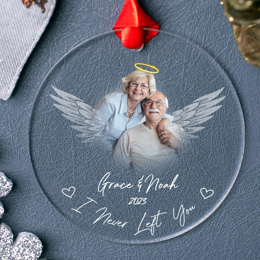 Mom and Dad in Heaven Ornament